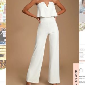 Lulu’s White Jumpsuit